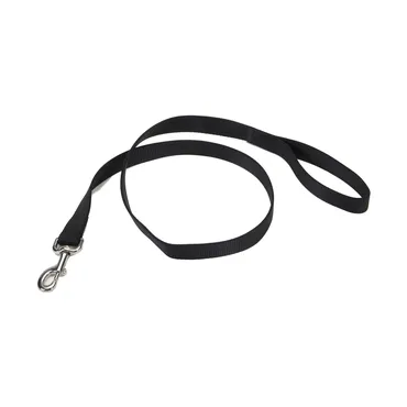 Coastal Single Ply Dog Leash Black Med 3/4" X 6'
