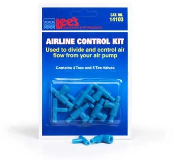Airline Control Kit W/4tees & 5 2-way Valv