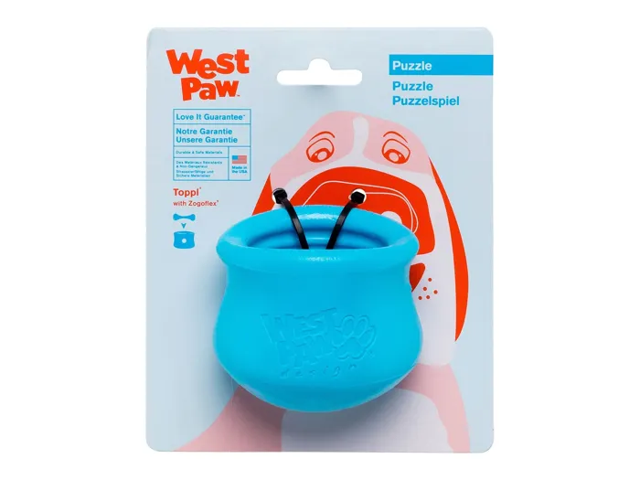 West Paw Toppl Small Aqua