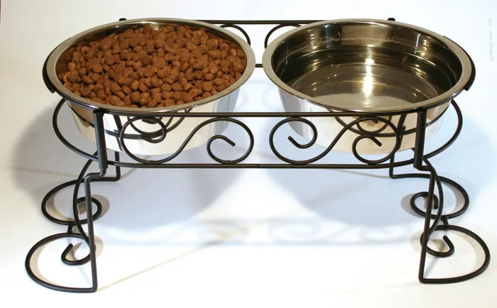 Scroll Work Stainless Steel Double Diner 3-quart