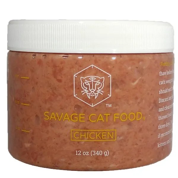 Savage Cat Chicken Tub 12oz
