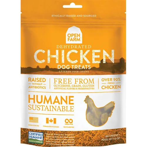 Open Farm Dog Dehydrated Chicken Treat 4.5oz