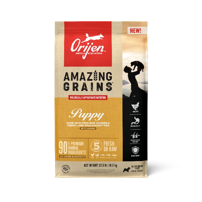 Orijen Amazing Grain Puppy 22.5#