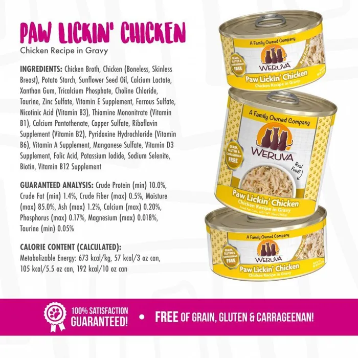 Gf Paw Lickin' Chicken Canned Cat Food 10-oz