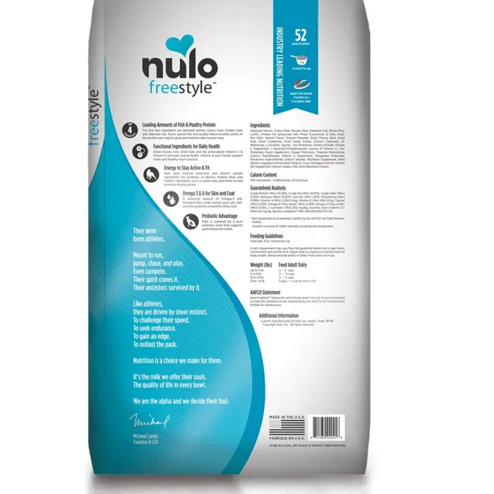 Nulo Cat Trim Salmon 12#