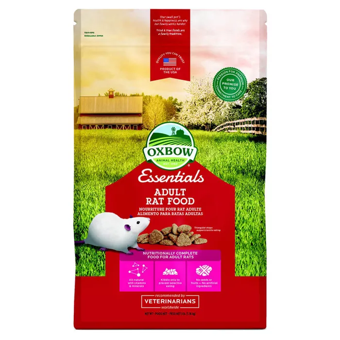 Oxbow Essentials Adult Rat Food 3-lb