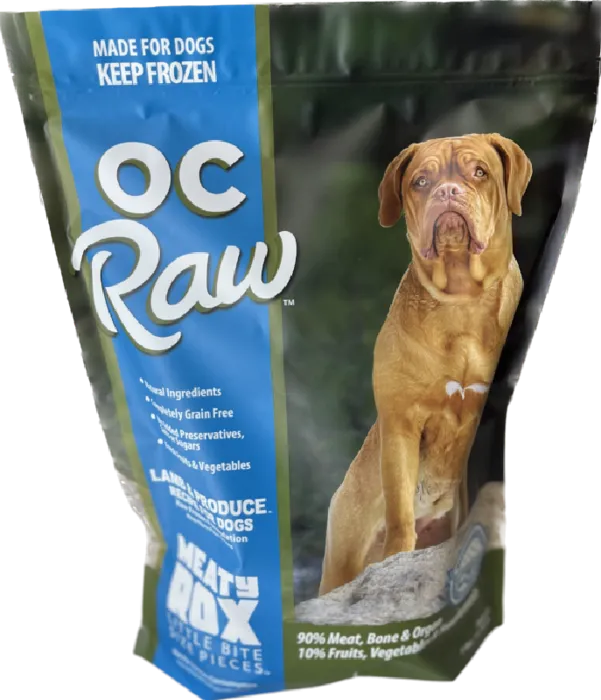 OC Raw Dog Frozen Lamb & Produce Rox 7#