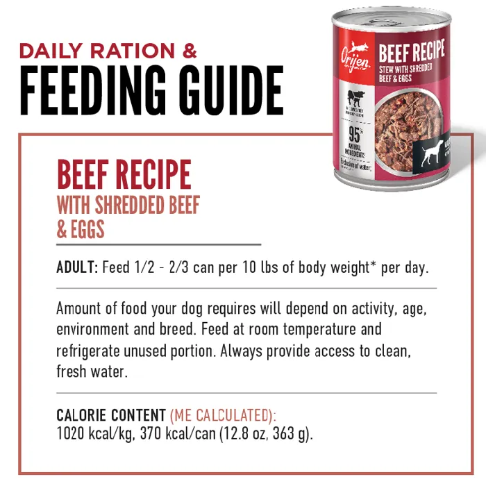 Orijen Dog Beef and Egg Stew 12oz