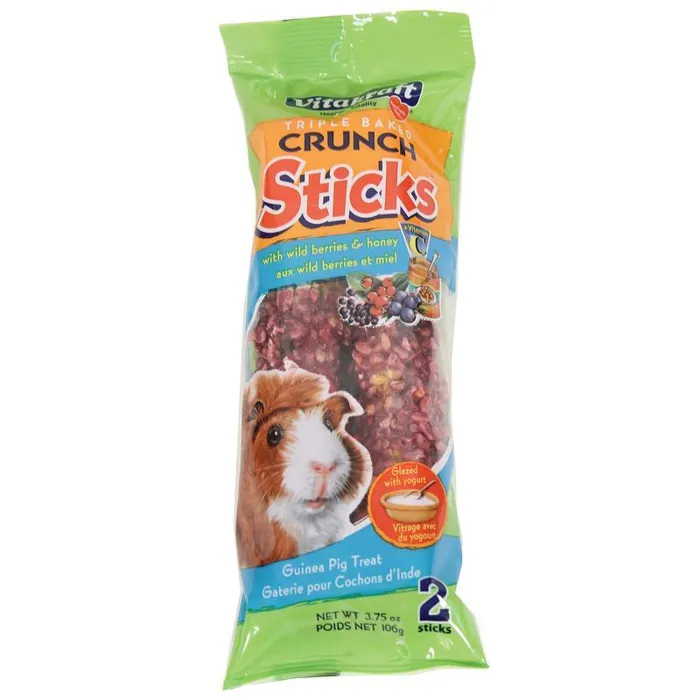 Vita Guinea Pig Stix Wildberry/honey 3.75 Oz 2 Pk