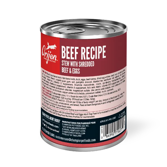 Champion Dog Orijen Gf Beef Stew Can 12.8-oz
