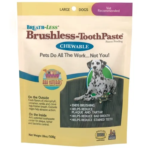 Brushless Toothpaste Large Dog Treats Large 18-oz