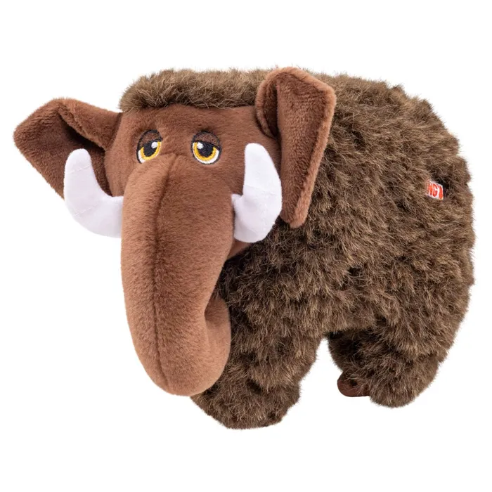 KONG Toughz Mammoth brown medium plush dog toy front view
