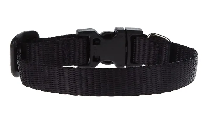 Lupine 1/2" Adj. Collar Black 6-9"