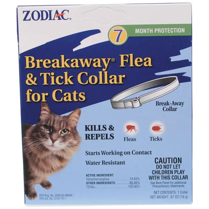 Zodiac F&t Collar For Cats 7 Month