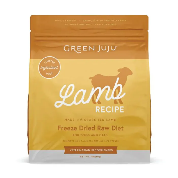 Green Juju Dog Limited Ingredient Diet Lamb Fd 14oz 4=cs