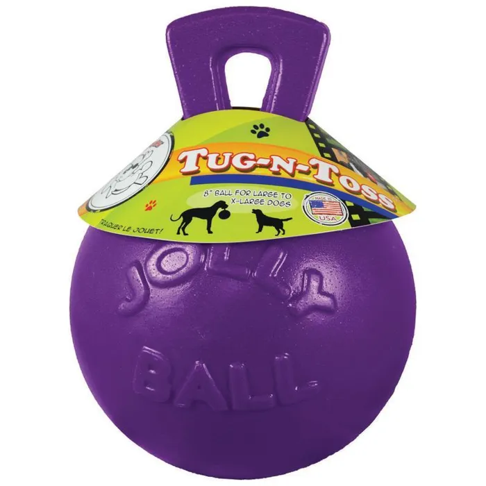 Tug N Toss Ball Purple 10"