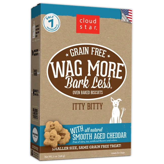 Bark Less Ovenbake Gf Ittybitty Aged Chdr Trt 7-oz