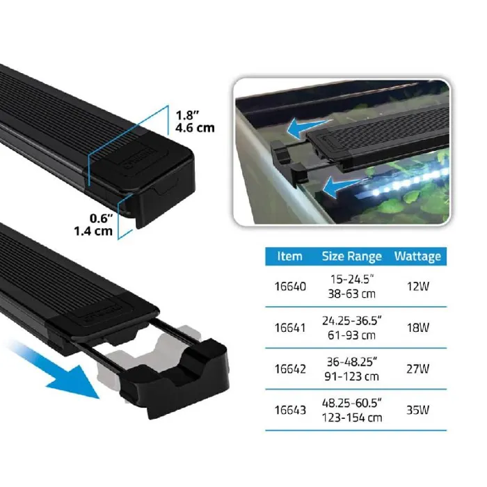 Fluval Aquasky 3.0 Led 27w 36-48”