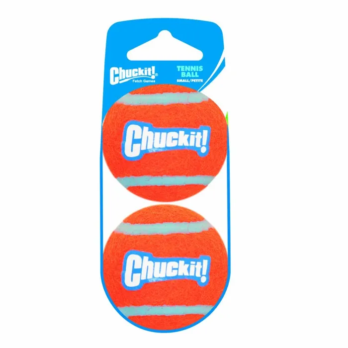 Chuckit Launcer Compatible Tennis Ball Small 2pk
