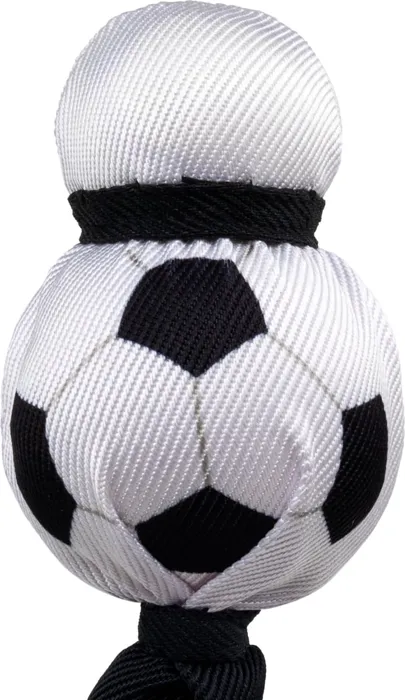 KONG Wubba Sport Soccer Ball fabric detail close-up