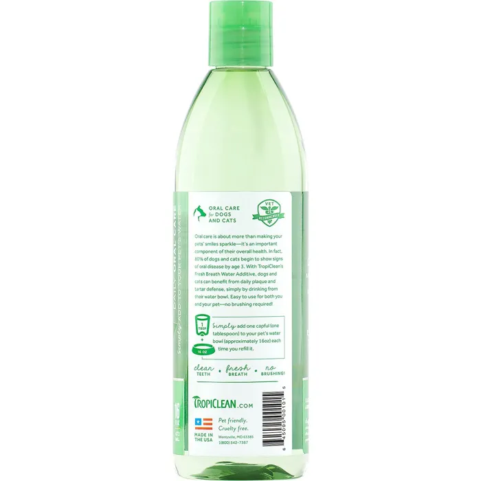 Tropiclean Fresh Breath Water Additive 16oz