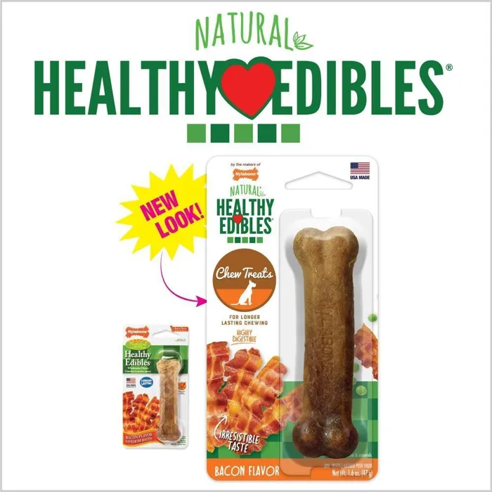 Edibles Bacon Ed Bone Dog Trt Petite 2-pack