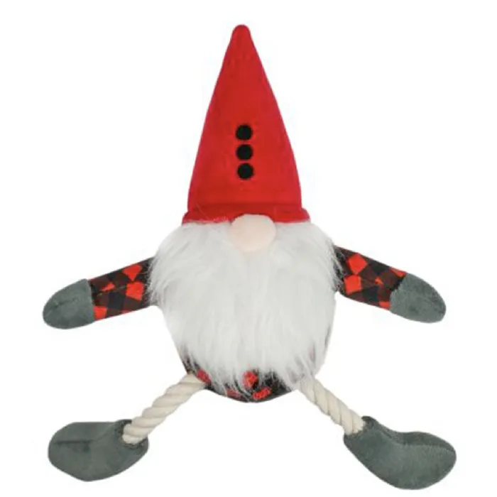 Tall Tails Holiday Gnome Rope Toy