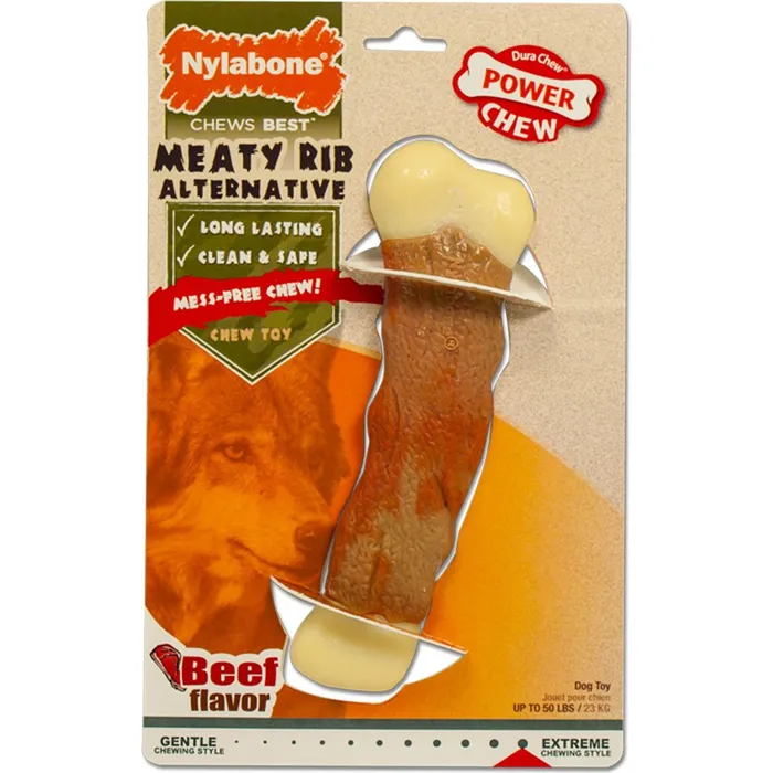 Dura Chew Animal Part Alternative Rib Beef One Siz