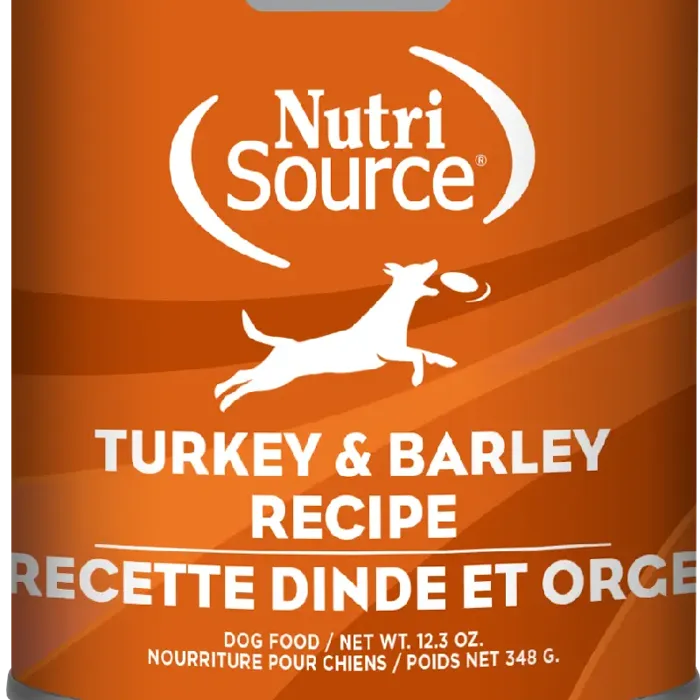Nutrisource Dog Can Choice Turkey & Barley 12/12.3 Oz