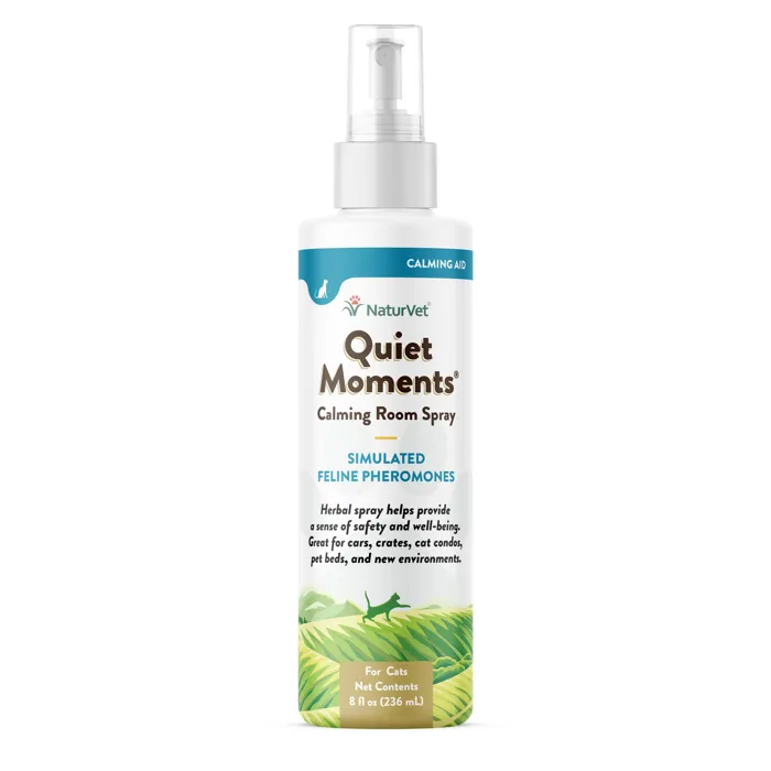 NaturVet Quiet Moments Calming Spray Cat 8oz