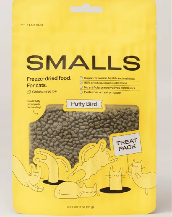 Smalls Cat FD Chicken Puffy Bird 3oz