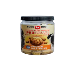 Boss Dog Proballs Fd Chicken Meatball Treat 6oz
