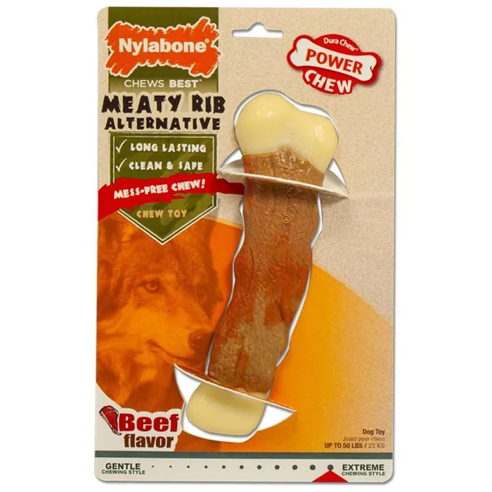 Dura Chew Animal Part Alternative Rib Beef One Siz