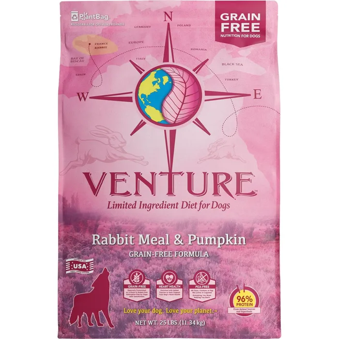 Venture Gf Rbt Meal & Ppkn Dry Dog Food 25-lb