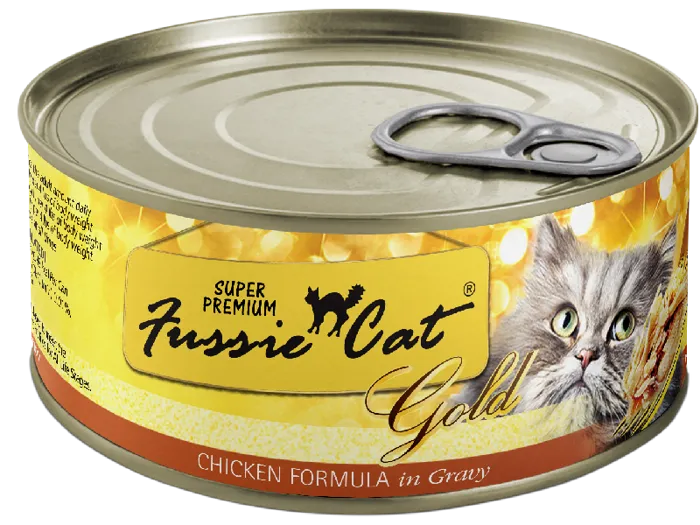 Fussie Cat Gold Chicken w/ Gravy 2.82oz
