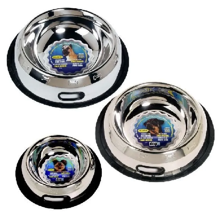 Dogit Stainless Steel Non Spill Large Dish, 28 Oz