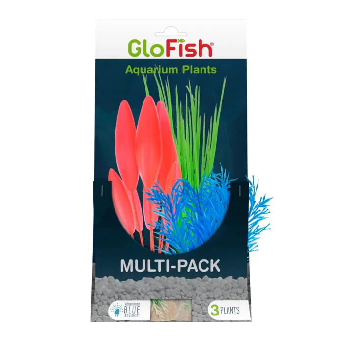 Glofish Aquarium Plant Multi-pack B/g/o S/m/l