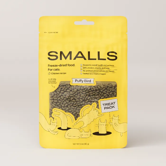 Smalls Cat FD Chicken Puffy Bird 3oz