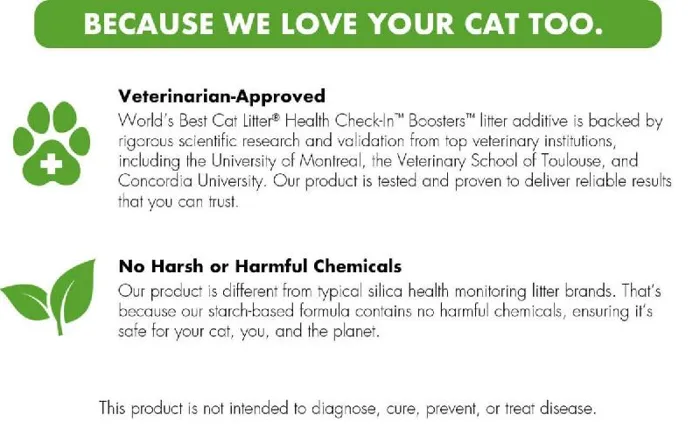 Worlds Best Cat Litter Boosters Health Check In 8/