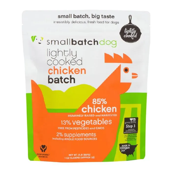 Small Batch Dog Lightly Cooked Chicken Sliders 2#