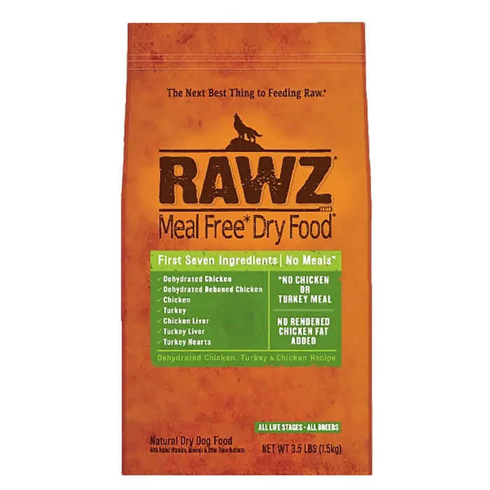 Rawz Dry Dog Food Chicken & Turkey 3.5-lb