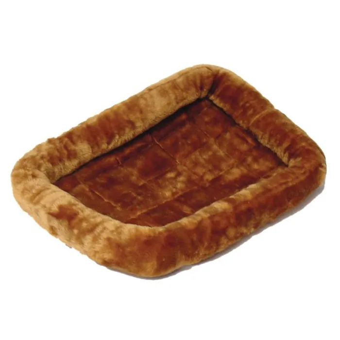 Midwest Quiet Time Pet Bed 24"x18" Cinnamon