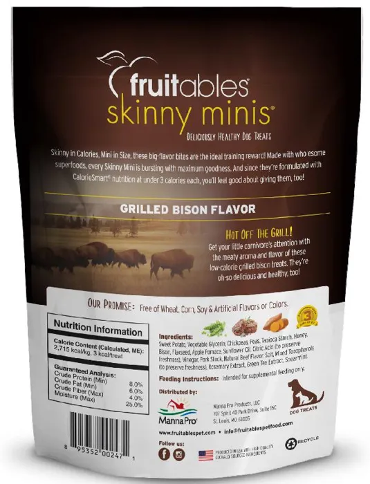 Fruitables Skinny Mini Gr Bisn Treat 5Oz