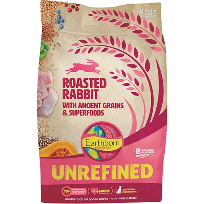 Earthborn Unrefined Roasted Rabbit 4-lb
