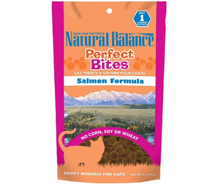 Natural Balance Cat Purfect Bites Salmon 3 Oz