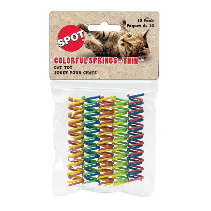 Spot Cat Colorful Thin Springs 10pk