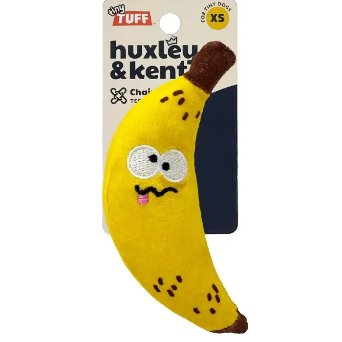 Huxley Kent Dog Toy Tiny Tuff Bruiser Banana