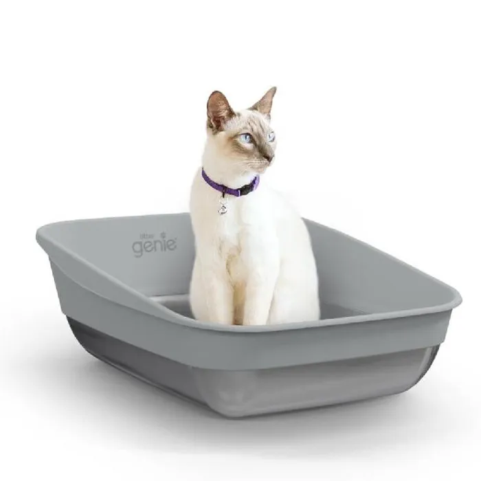 Litter Genie Platinum Steel Litter Box