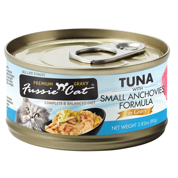 Fussie Cat Tuna & Small Anchovy Gravy 2.82oz