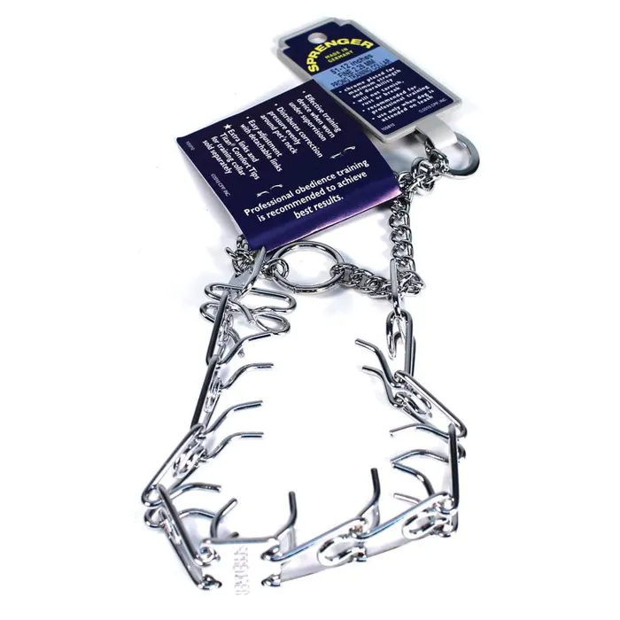 Ultra Plus Prong Dog Training Collar - Chrome 2.25